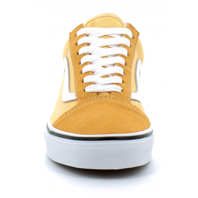 Vans old clearance skool carreaux jaune