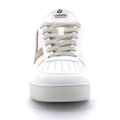 Baskets basses à lacets pour femme 1258201 taupe