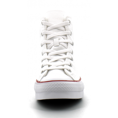 Chaussures montante à plateforme pour enfant en tissu Chuck Taylor All Star Lift Platform white 272856c