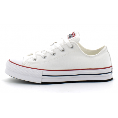 Chaussures à plateforme pour enfant Chuck Taylor All Star Lift Platform white 272858c