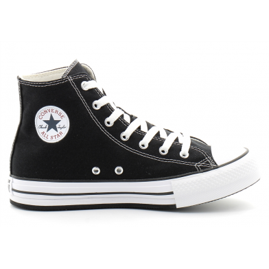 Chaussures montante à plateforme pour enfant en tissu Chuck Taylor All Star Lift Platform black 272855c