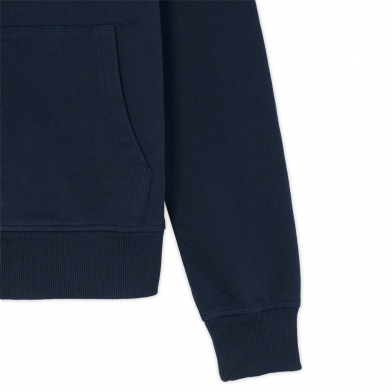 Sweat à capuche femme en coton biologique Oaxaca marine 104