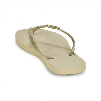 Tong pour femme Slim Logo Metallic golden 4119875/2719