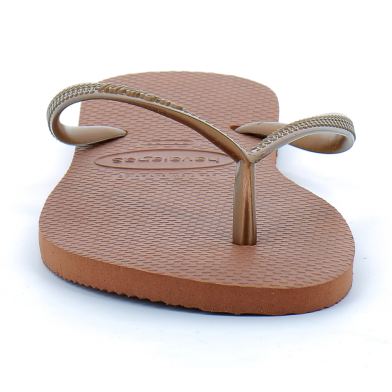 Tong pour femme Slim metallic-copper 4000030.9385