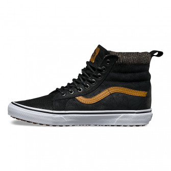 Chaussures montantes à lacets pour adulte Sk8-Hi noir-camel v00xh4jtf