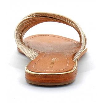 Mules pour femme Halloa or 42306