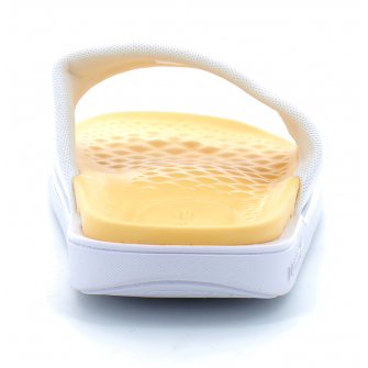 Claquettes Croco Dualiste femme white/yellow 43cfa0004-208