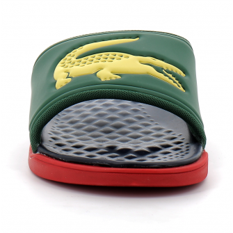 Claquettes pour homme Croco Dualiste blue/yellow 43cma0021-2s1