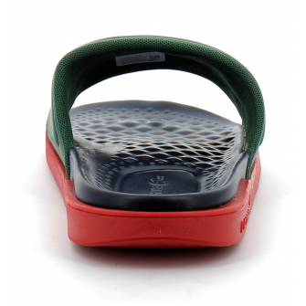 Claquettes pour homme Croco Dualiste blue/yellow 43cma0021-2s1