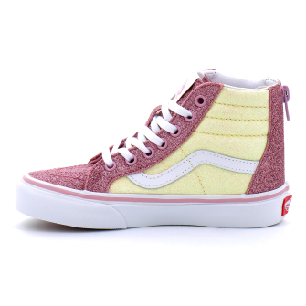 vans sk8-hi kids rose-glitter vn0a5elf0fu1
