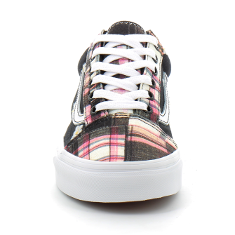 Chaussures basses à lacets pour femme à fleur Old School Floral noir vn0a5krsuuw1