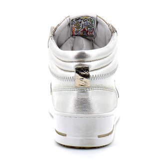 Basket mode montante à lacet pour femme QUITO or 7513