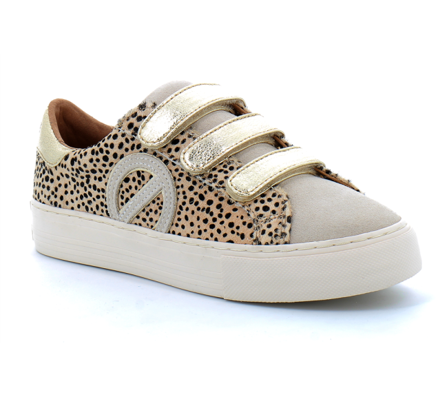 Basket mode à scratch pour femme ARCADE STRAPS SIDE natural/dove mngepl04a3