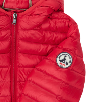 Doudoune légère à capuche pour enfant Hugo red 300 Doudoune légère à capuche pour enfant Hugo red 300