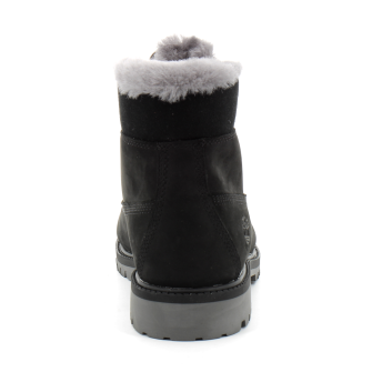 Boot d'hiver imperméable pour junior en noir 6-inch black