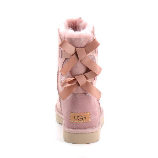 ugg bailey bow rose grey 1016225