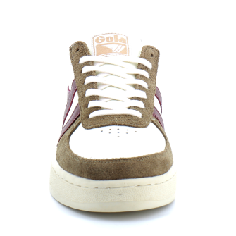 Baskets à lacets pour adulte Grandslam white/khaki cmb207xw