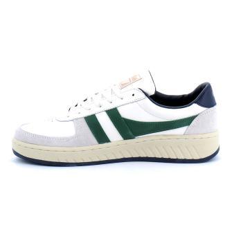 Baskets à lacets pour adulte Grandslam white/green cmb117wu