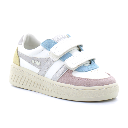 Basket à scratch pour enfant Grandslam white/blossom cka207wk