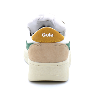 Baskets à lacets pour femmes Grandslam white/evergreen cla415xn