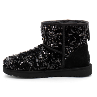 Botte Classic Mini À Sequins Épaisse black 1130602
