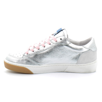 Basket mode basse à lacet pour femme TALINE argent du 36 au 41-9332