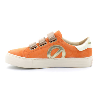 Basket mode à scratch pour femme ARCADE STRAPS SIDE abricot mngegco435