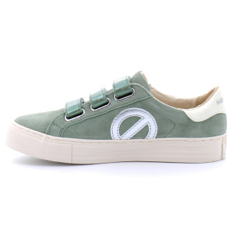 Basket mode à scratch pour femme ARCADE STRAPS SIDE tilleul mngegco461