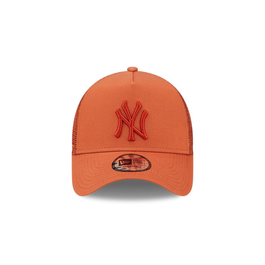 Casquette A-Frame Trucker New York Yankees Tonal Mesh Marron marron osfm