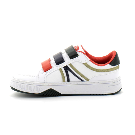 Sneakers L001 enfant Lacoste blanc-vert 45suc0007-1r5