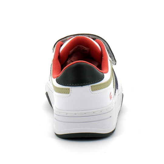 Sneakers L001 enfant Lacoste blanc-vert 45suc0007-1r5