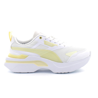 Basket à lacet pour femme Kosmo Rider Tech blanc/gris/jaune du 36 au 41-389878-03