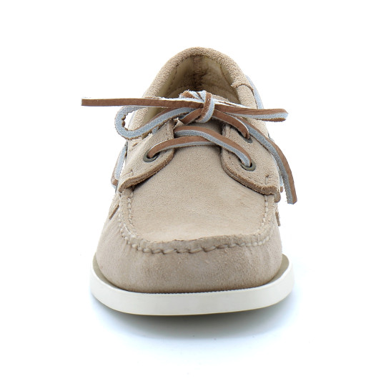 CHAUSSURES BATEAU POUR HOMME EN SUEDE DOCKSIDES PORTLAND FLESH OUT beige 7111ptw-906r
