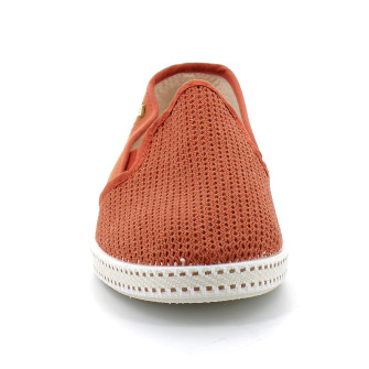 Espadrille pour adulte en toile de coton CLASSIQUE TOILE & FILET terracotta 2027