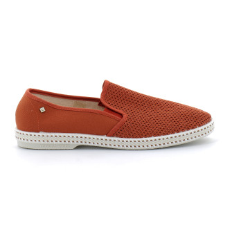 Espadrille pour adulte en toile de coton CLASSIQUE TOILE & FILET terracotta 2027
