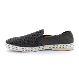 Espadrille pour adulte en toile de coton CLASSIQUE TOILE & FILET anthracite 2037