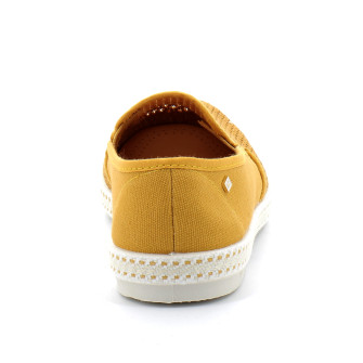 Espadrille pour adulte en toile de coton CLASSIQUE TOILE & FILET curry 2018