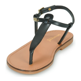 Sandales pour femme à entre-doigts Harvil noir 63468