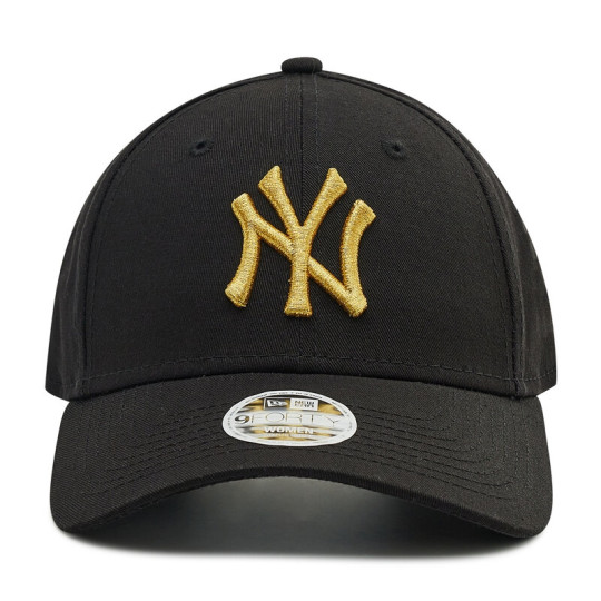 New York Yankees Metallic Logo 9Forty noir osfm
