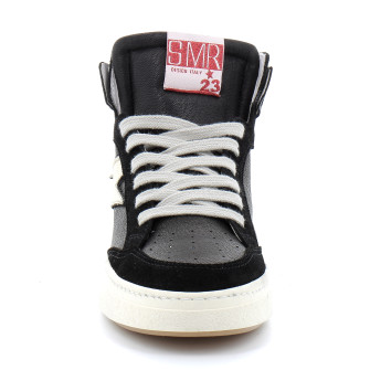 Basket mode montante à lacet pour femme Braga black du 36 au 41-10099