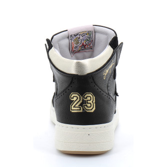 Basket mode montante à lacet pour femme Braga black du 36 au 41-10099