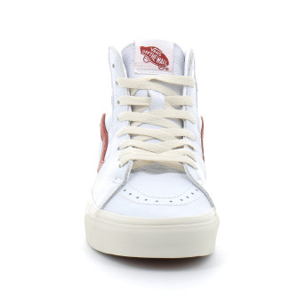 Chaussures montantes à lacets en cuir pour femme Sk8-Hi gris-clair du 36 au 41-vn0007nsred1