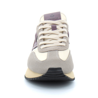 Baskets basses à lacets rétro pour femmes super légères 1134103 burdeos 1134103