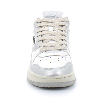 Basket mi-montante à lacet pour femme 8800108 plata 8800108