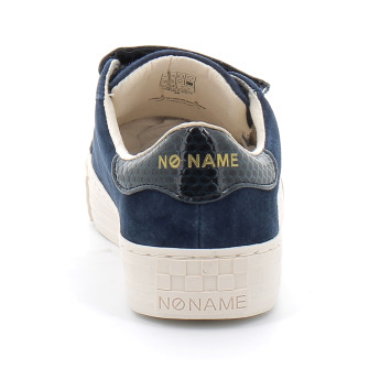 Basket mode à scratch en cuir pour femme ARCADE STRAPS PERFOS navy ongfge0405