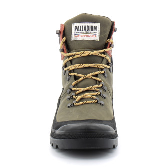 Chaussures montantes à lacet pour adulte PALLABROUSSE HKR WP+ kaki 08840-325