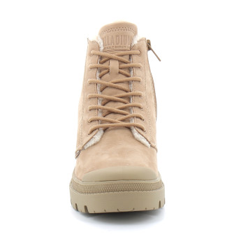 Chaussures montante à fermeture éclair pour femme PALLABASE NUBUCK ZIP WL tan 98867-223