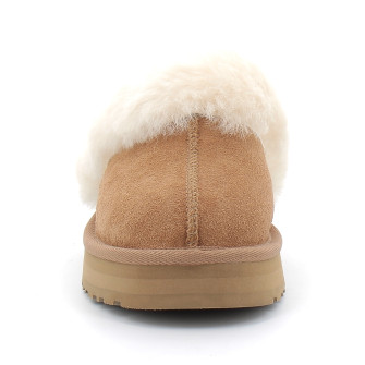 Sabot fourré à elastique pour enfant chestnut 1130395k-che