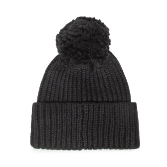 Chunky Rib Knit Chapeaux black 20165-blk
