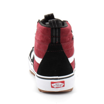 Chaussures montantes à lacets pour adulte SK8 HI MTE black red vn0007nk458